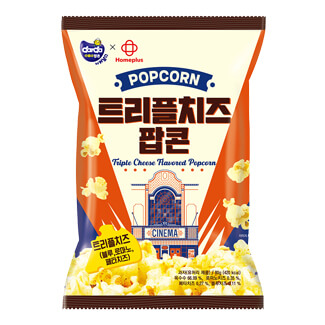 Triple Cheese Flavored Popcorn