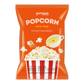 GOMGOM Popcorn Corn soup flavored Popcorn