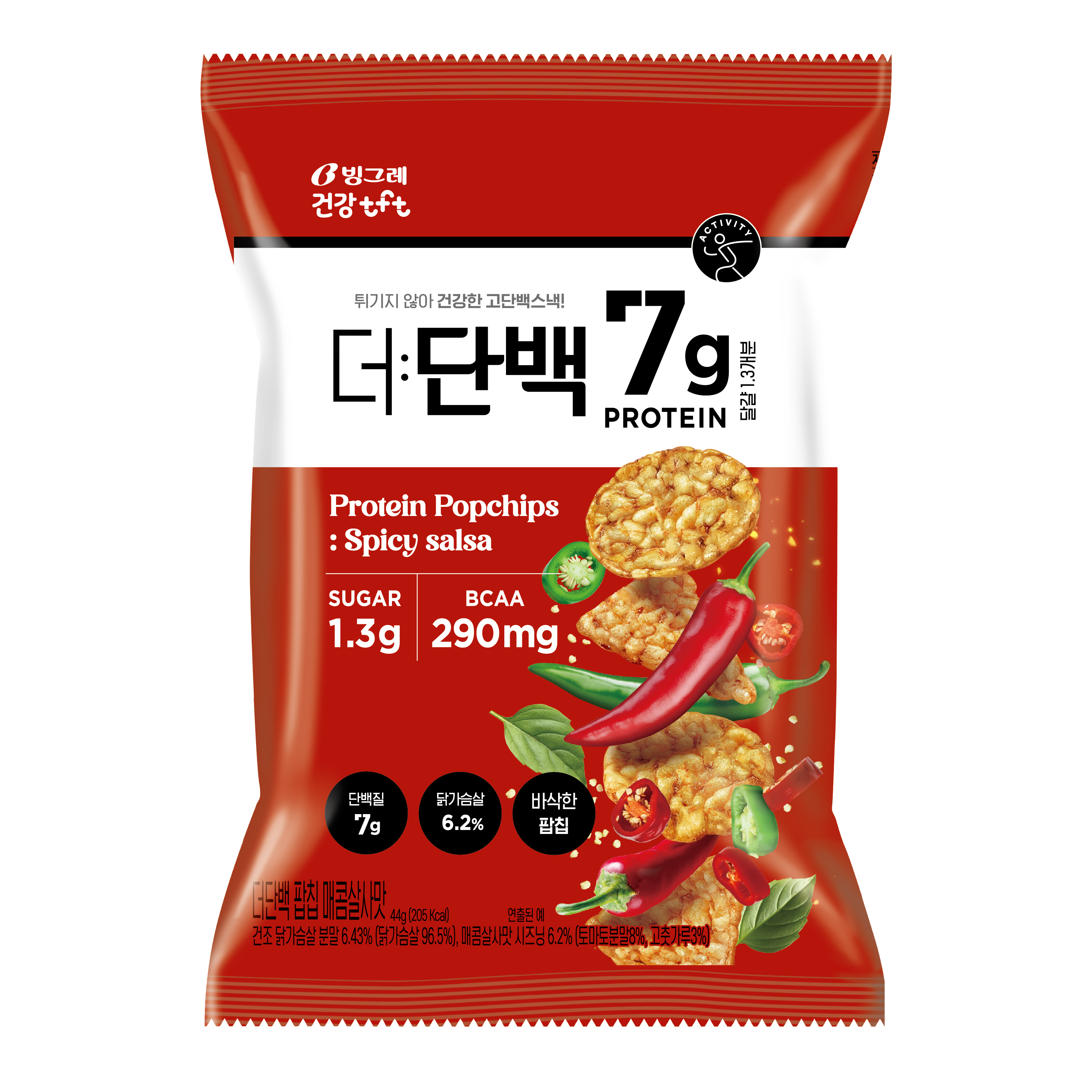 더단백 팝칩 매콤살사맛