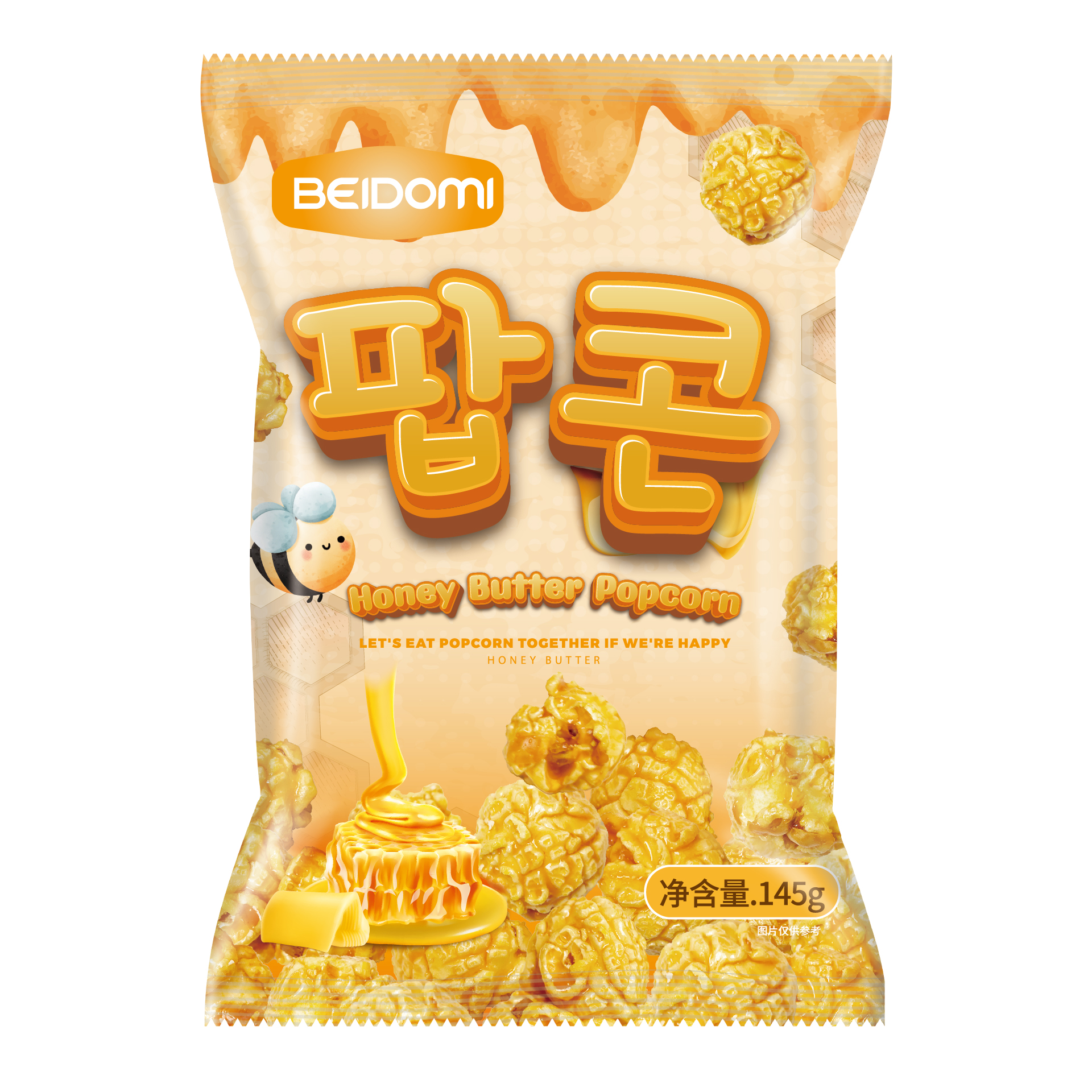 BEIDUOMI 허니버터 팝콘 