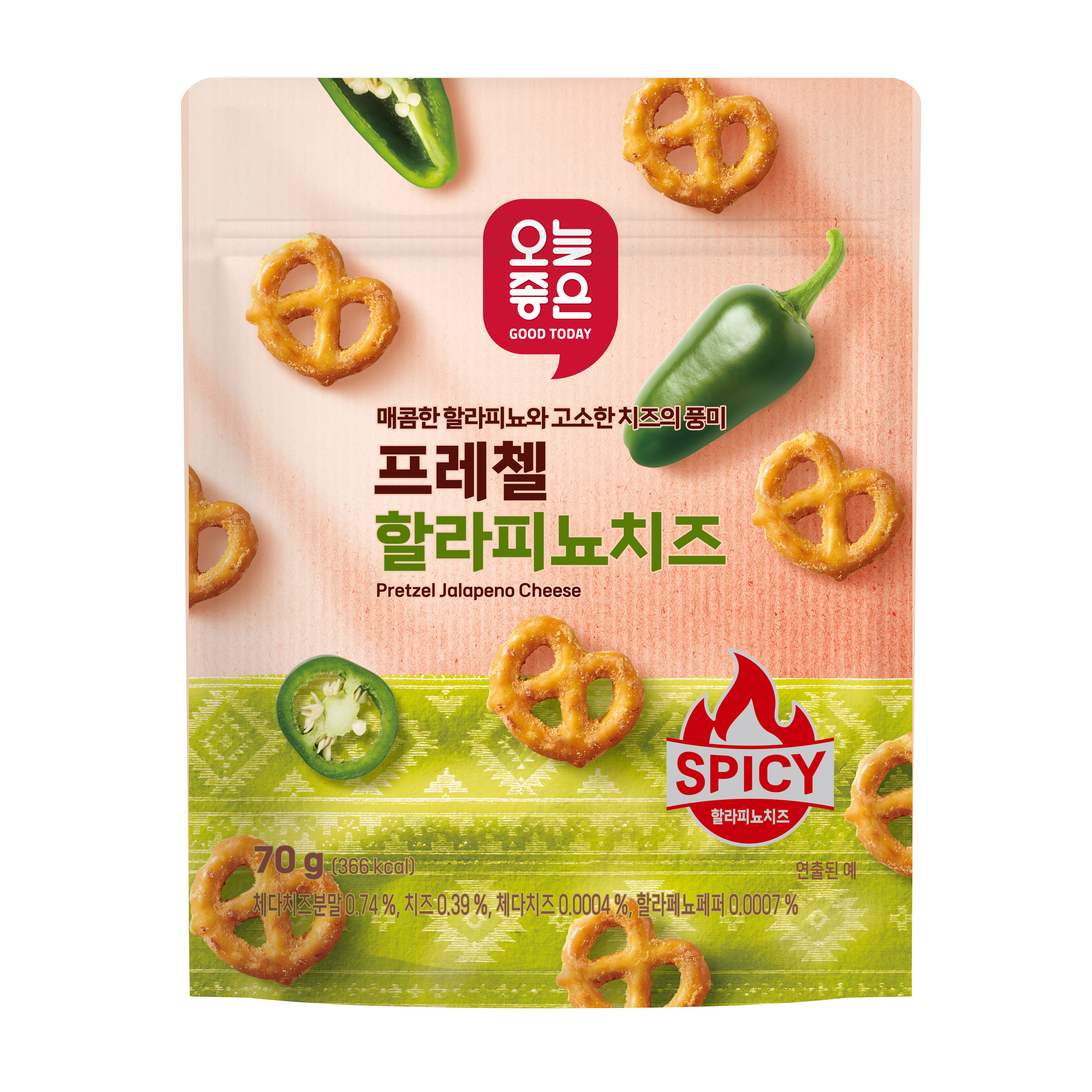 오늘좋은 프레첼 할라피뇨치즈